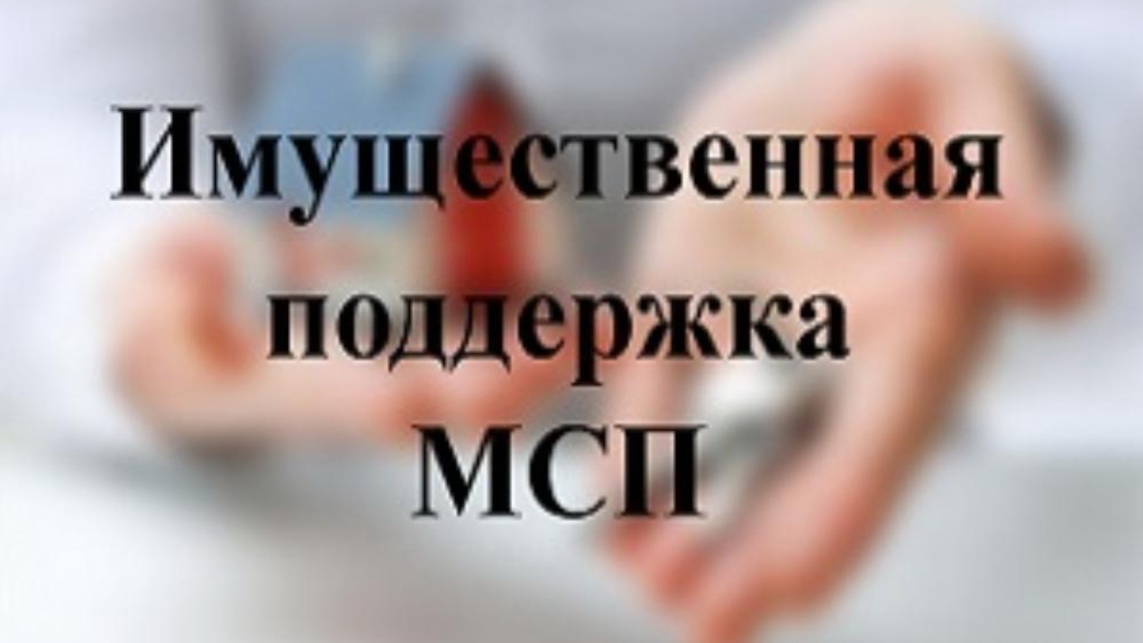 Имущественная поддержка субъектов МСП.